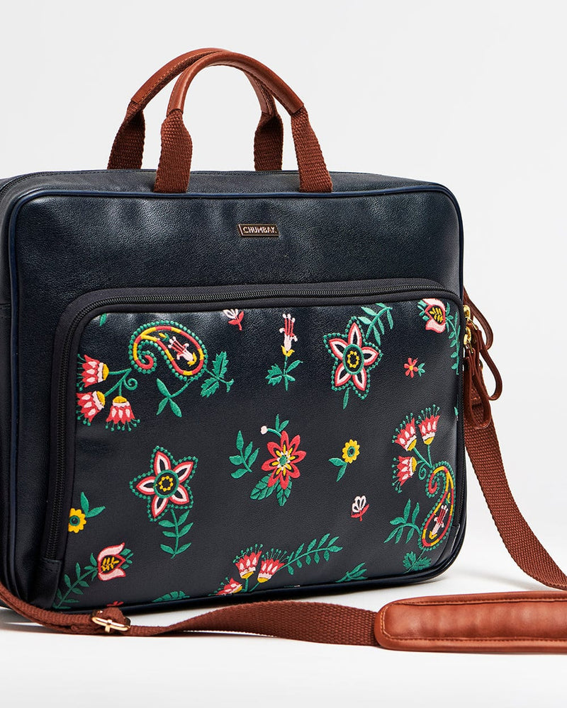 Chumbak Paisleys Florals Laptop Bag
