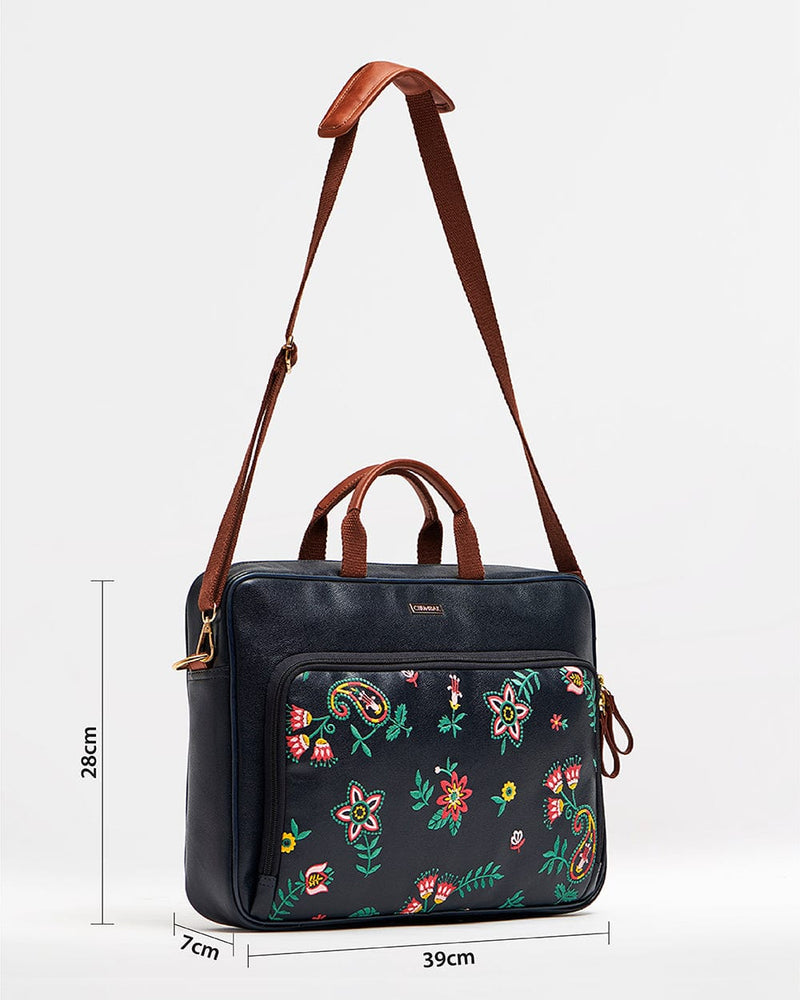 Chumbak Paisleys Florals Laptop Bag