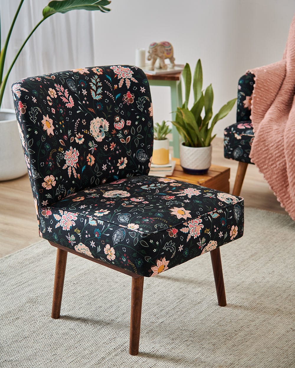 Vanity Chair- Bohemian Palampore