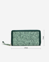Chumbak Teal By Chumbak Chirpy Garden Quilted Wallet - Blue