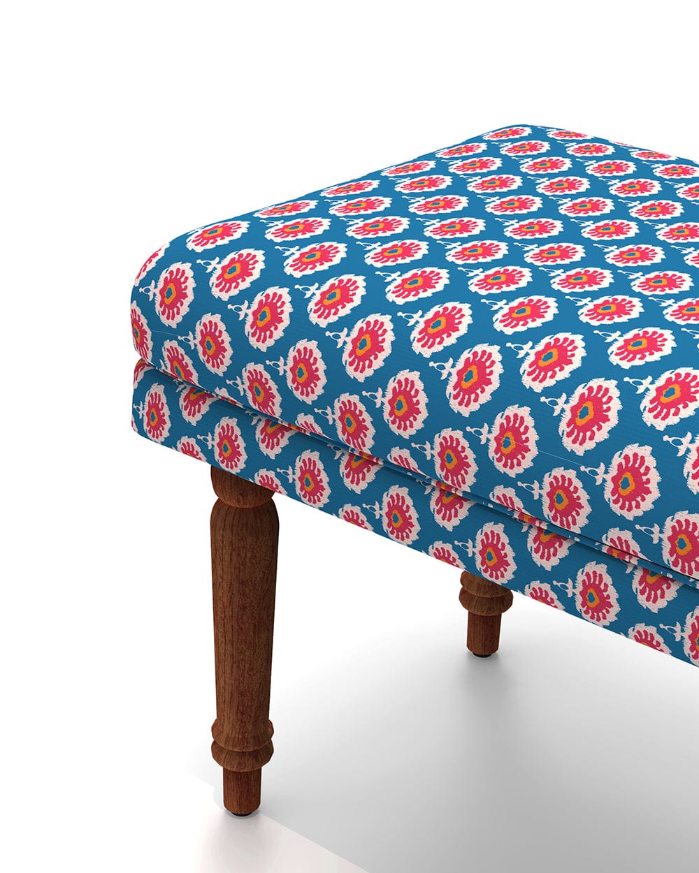 Chumbak Nawaab Bench - Blue Ikkat