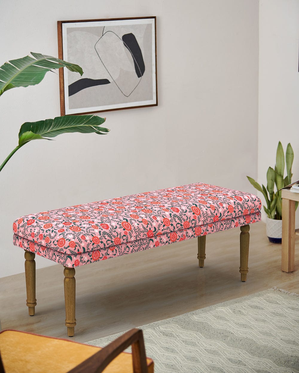 Chumbak Nawaab Bench - Earthy Floral