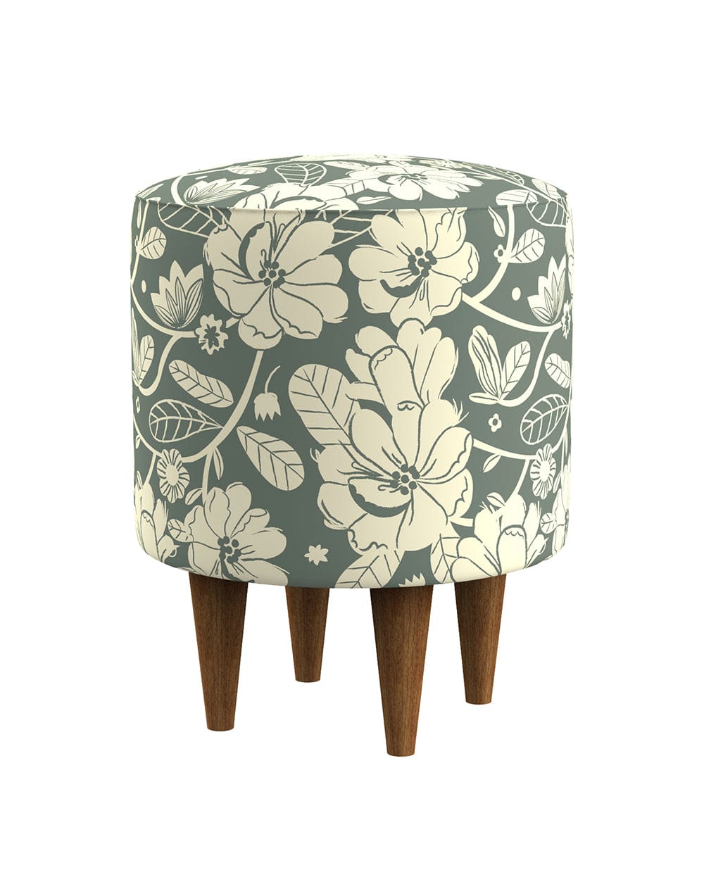 Chumbak French Pouffe - Grey's Garden