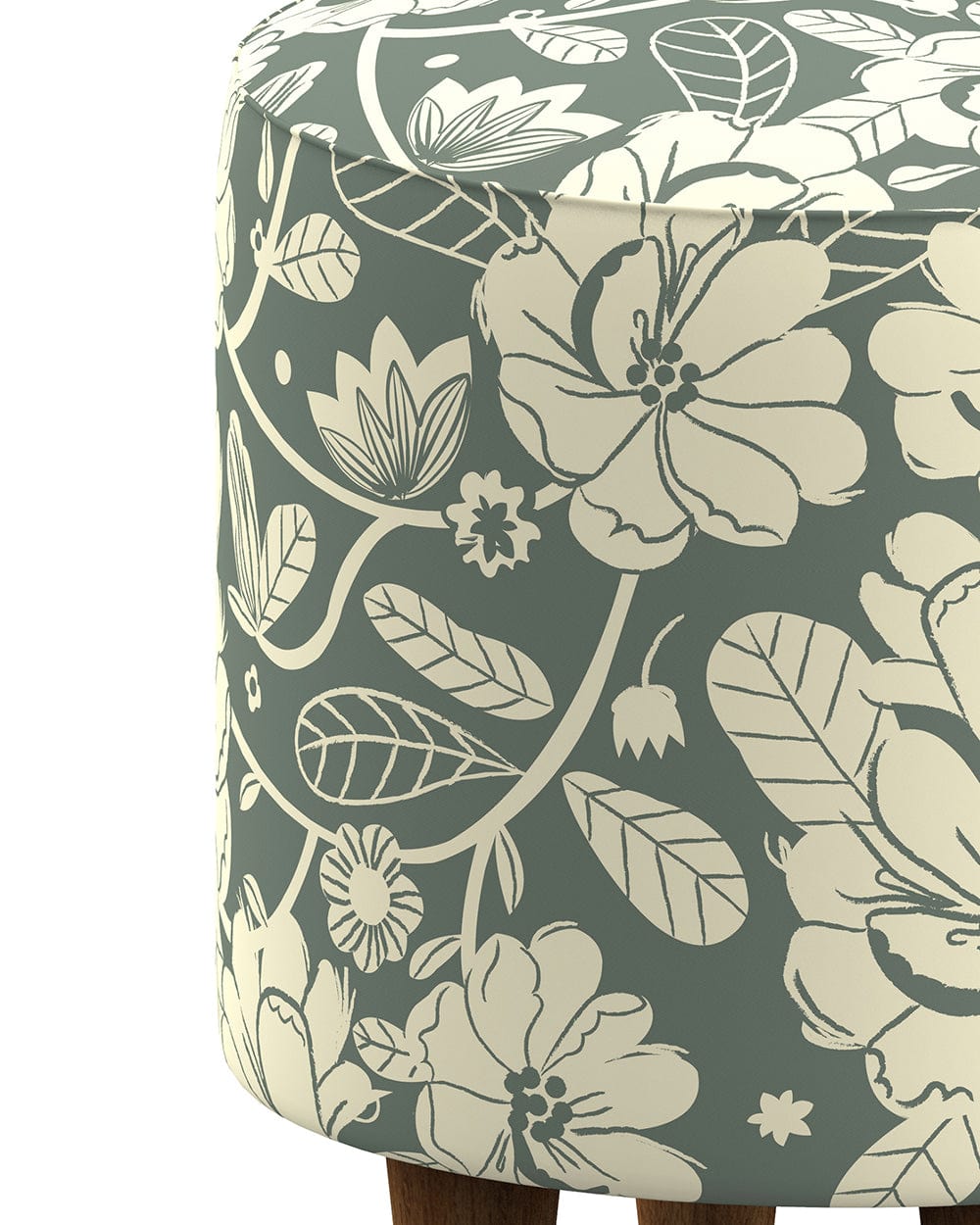 Chumbak French Pouffe - Grey's Garden