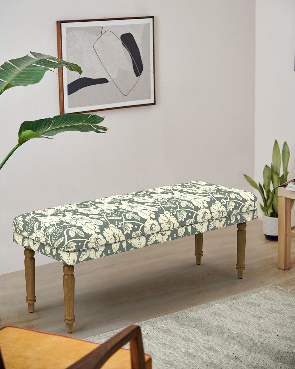 Chumbak Nawaab Bench - Grey's Garden