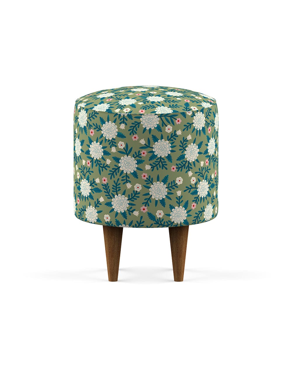 Chumbak French Pouffe - Spring Marigold Green