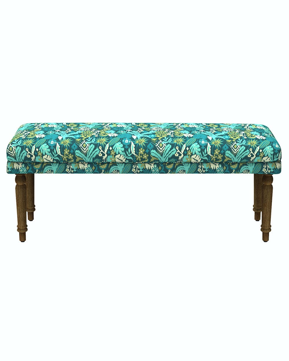 Chumbak Nawaab Bench - Tropical Ikkat Green