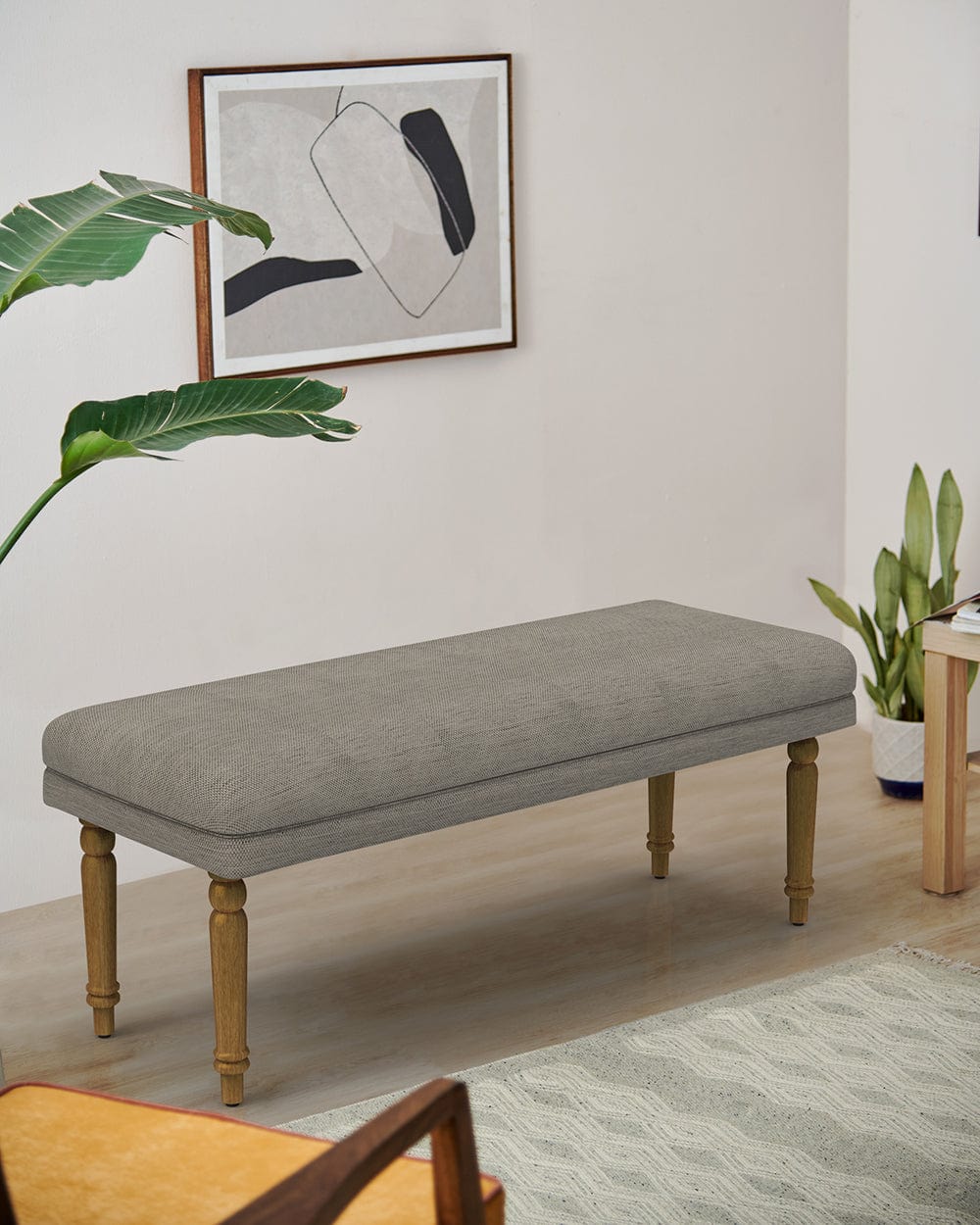 Chumbak Nawaab Bench - Bangalore Grey