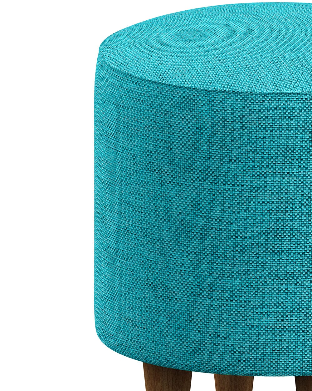 Chumbak French Pouffe - Maldivian Teal