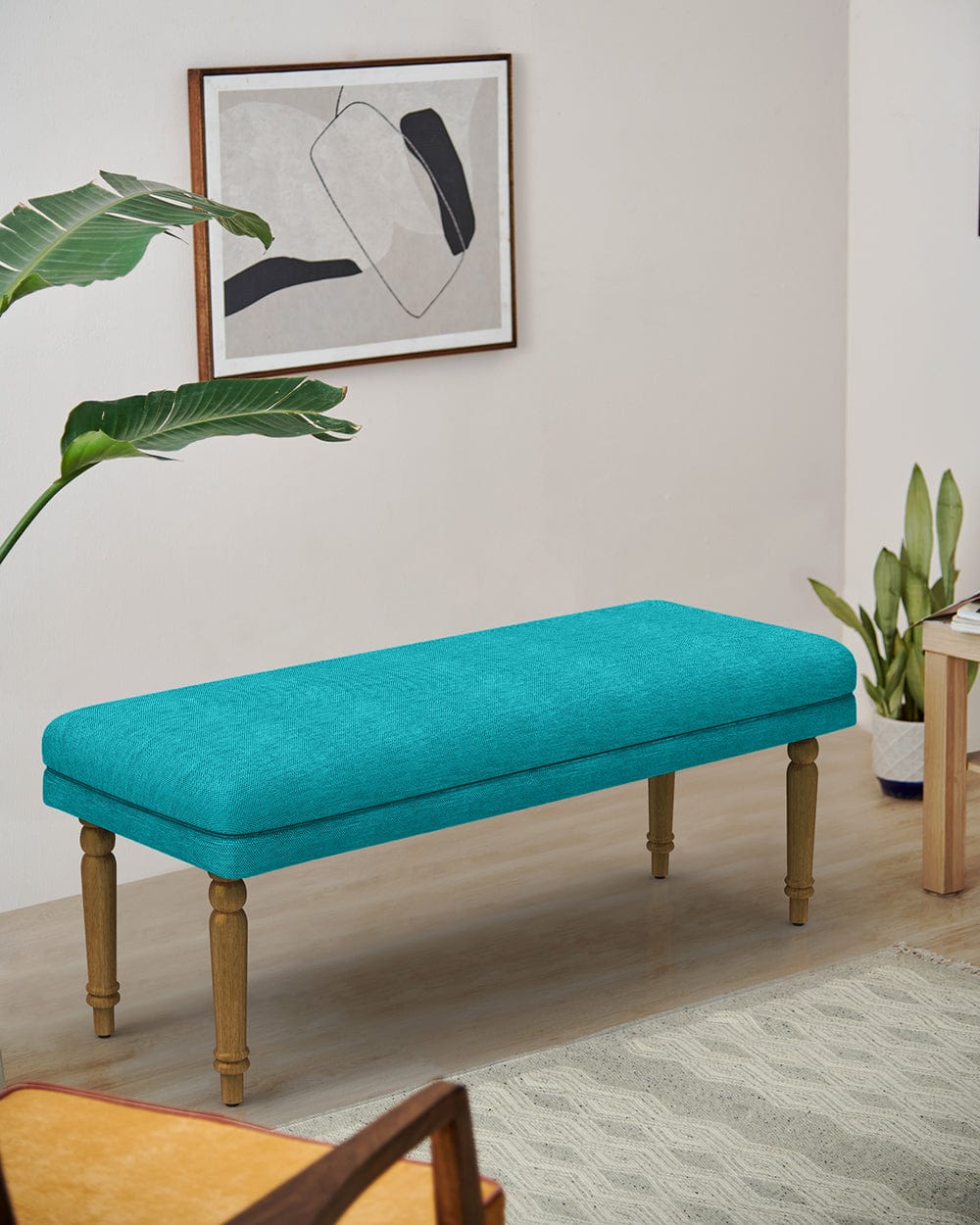 Chumbak Nawaab Bench - Maldivian Teal