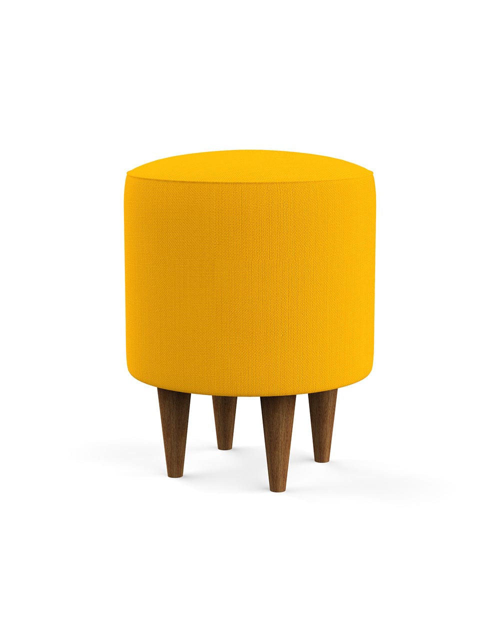 Chumbak French Pouffe - Sahara Mustard