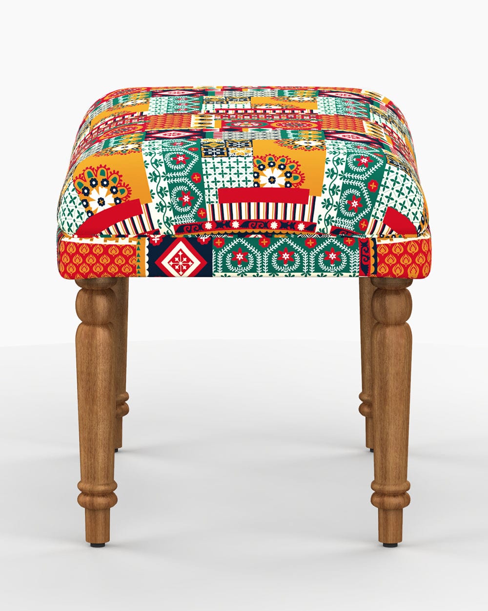 Chumbak Nawaab Bench Small - Floral Swirls