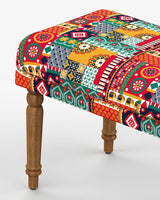 Chumbak Nawaab Bench Small - Floral Swirls