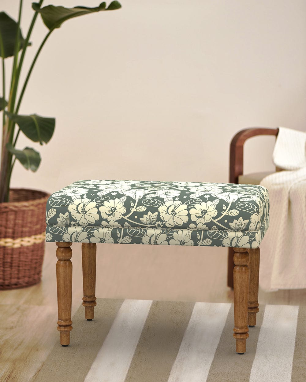 Chumbak Nawaab Bench Small - Grey's Garden