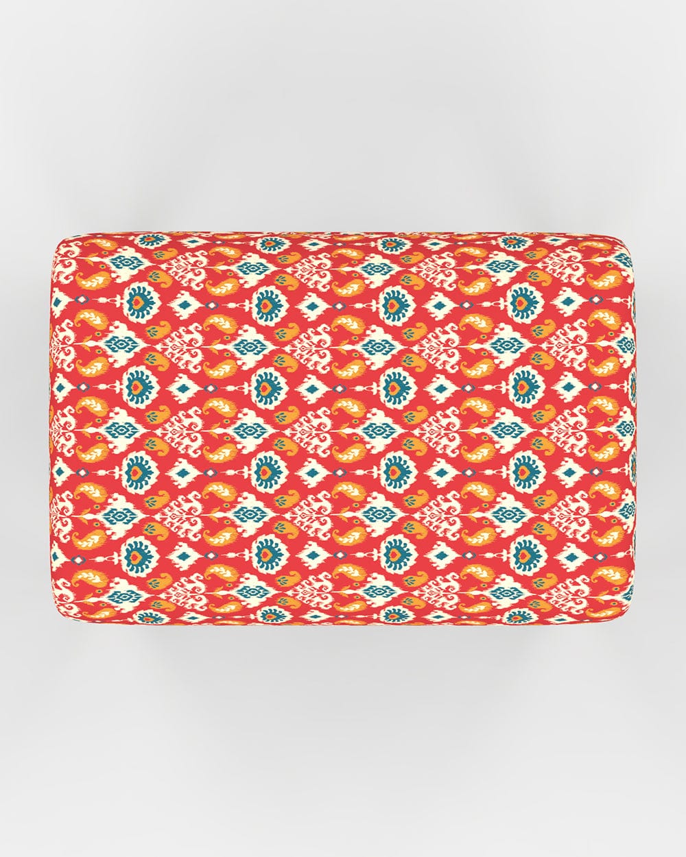 Chumbak Nawaab Bench Small - Red Ikkat