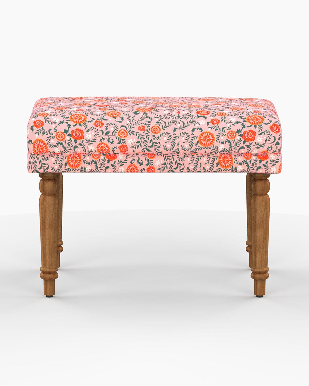 Chumbak Nawaab Bench Small - Earthy Florals