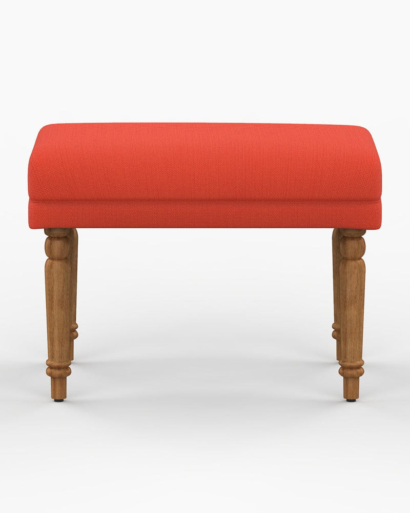 Chumbak Nawaab Bench Small - Carribean Coral