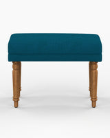 Chumbak Nawaab Bench Small - Mediterranian Blue