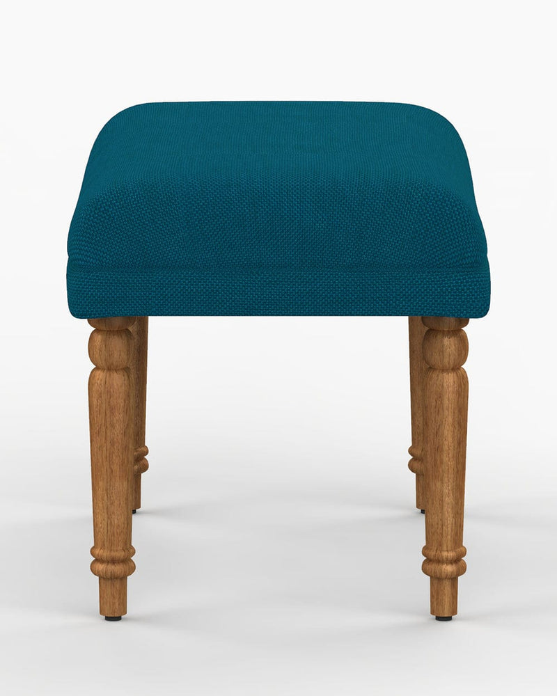 Chumbak Nawaab Bench Small - Mediterranian Blue