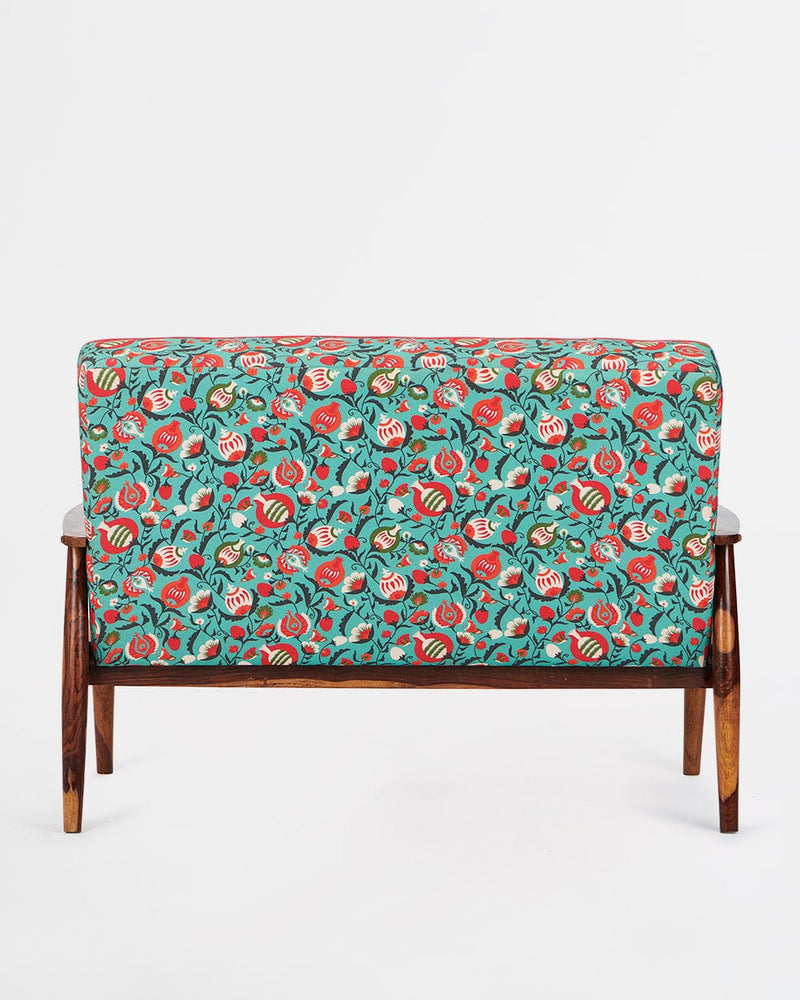 Chumbak Memsaab Loveseat - 2 Seater, Tuffted Teal