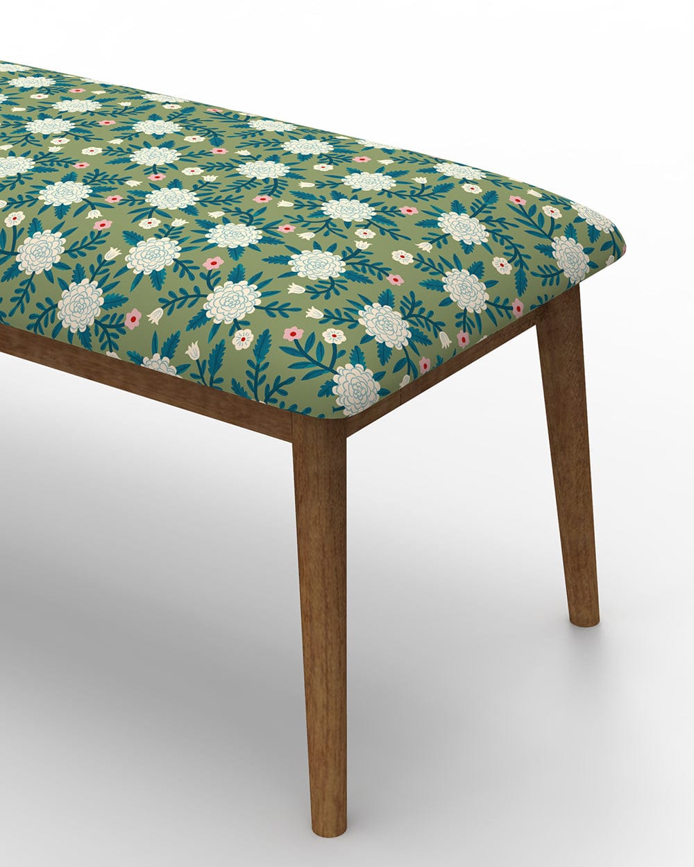 Chumbak Jodhpur Bench - Spring Marigold Green