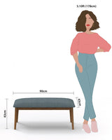 Chumbak Jodhpur Bench - Sailor Blue