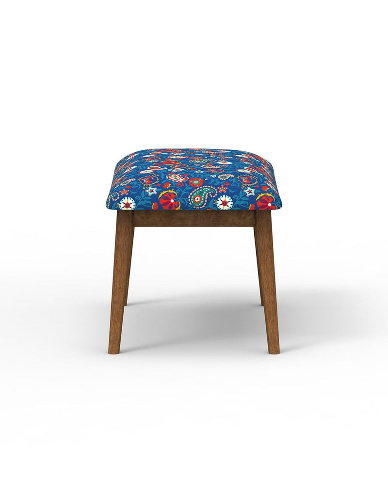 Chumbak Jodhpur Bench  Small- India Paisleys Blue