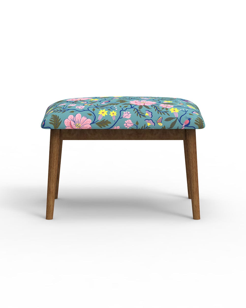 Chumbak Jodhpur Bench Small - Spring Bloom Teal