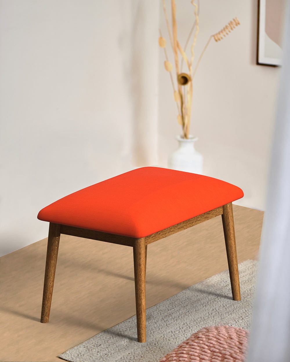 Chumbak Jodhpur Bench Small - Carribean Coral