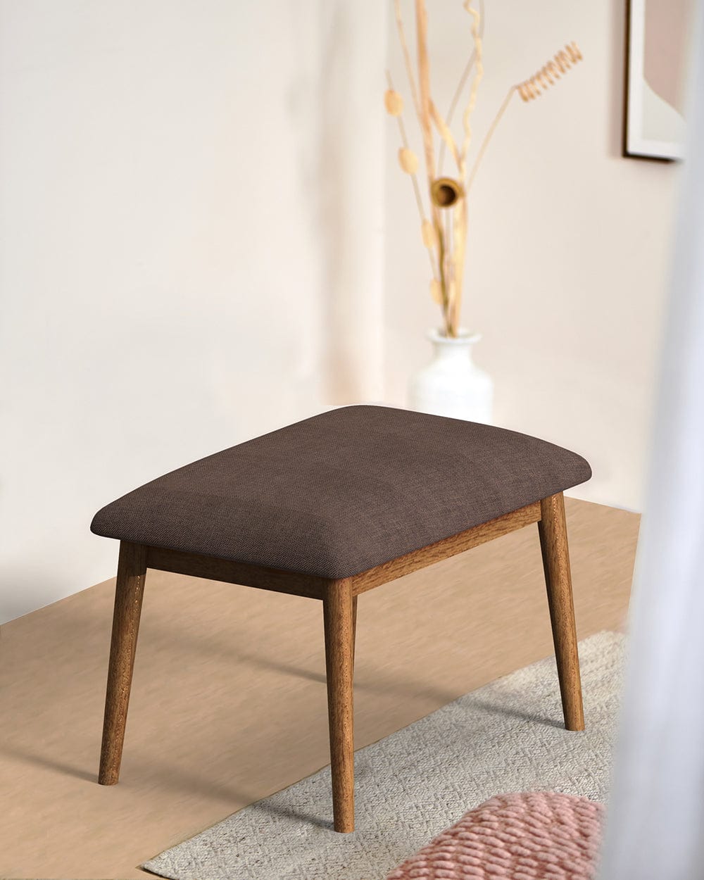 Chumbak Jodhpur Bench Small - Brown Coal