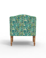 Chumbak Nawaab Arm Chair - Tropical Ikkat Green