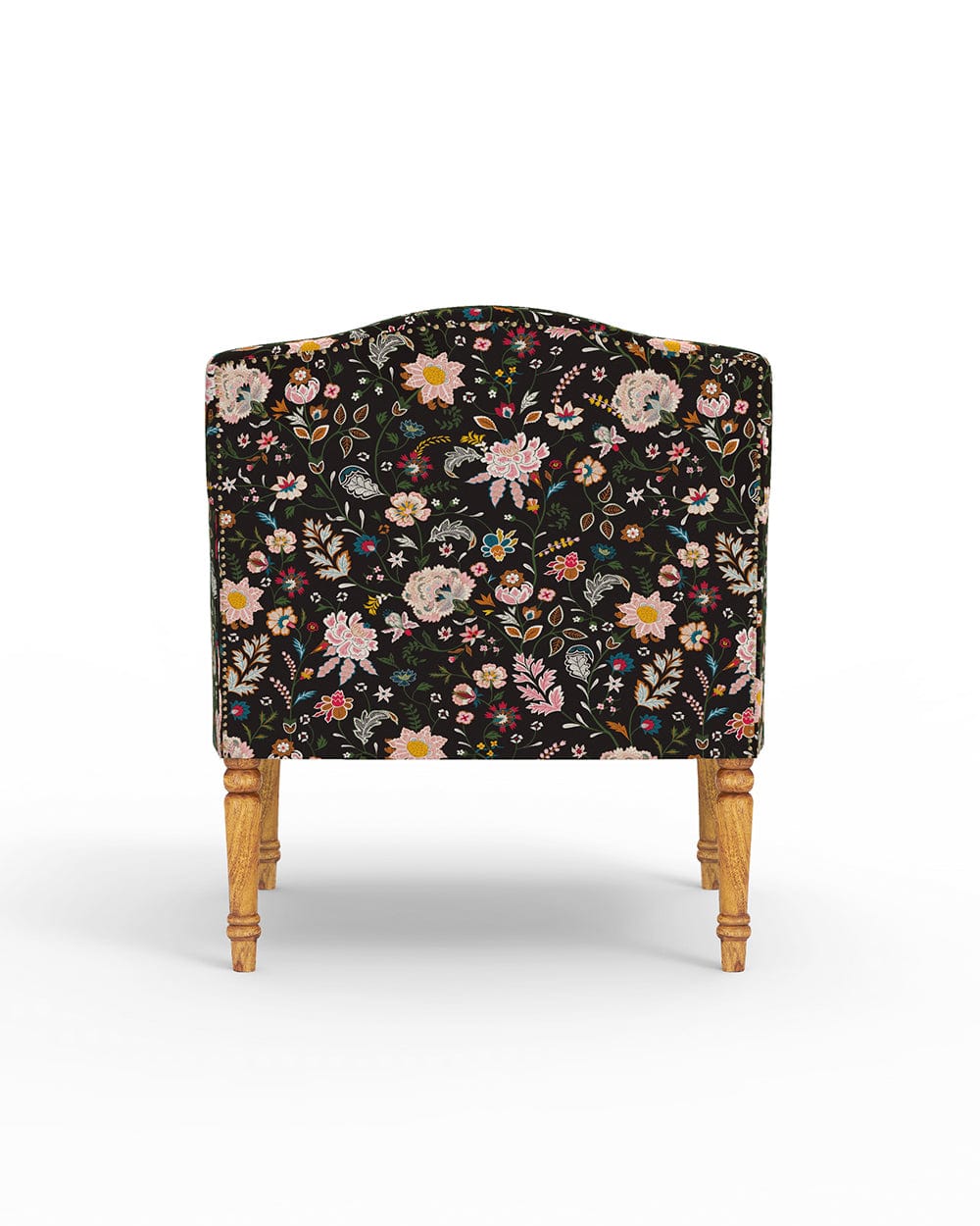 Chumbak Nawaab Arm Chair - Bohemian Paisleys Black