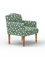 Chumbak Nawaab Arm Chair - Spring Marigold Green