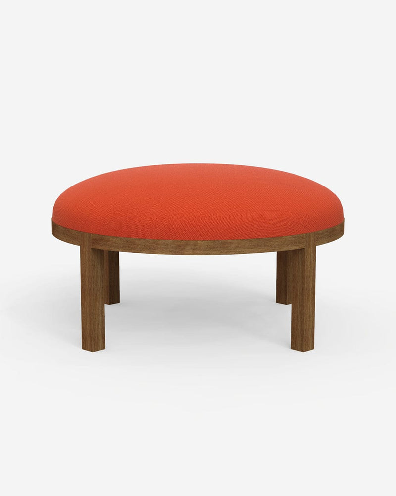 Chumbak Bohemian Ottoman - Carribean Coral