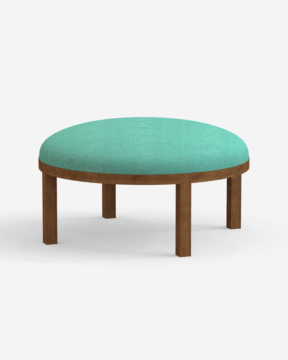 Chumbak Bohemian Ottoman - Maldivian Teal