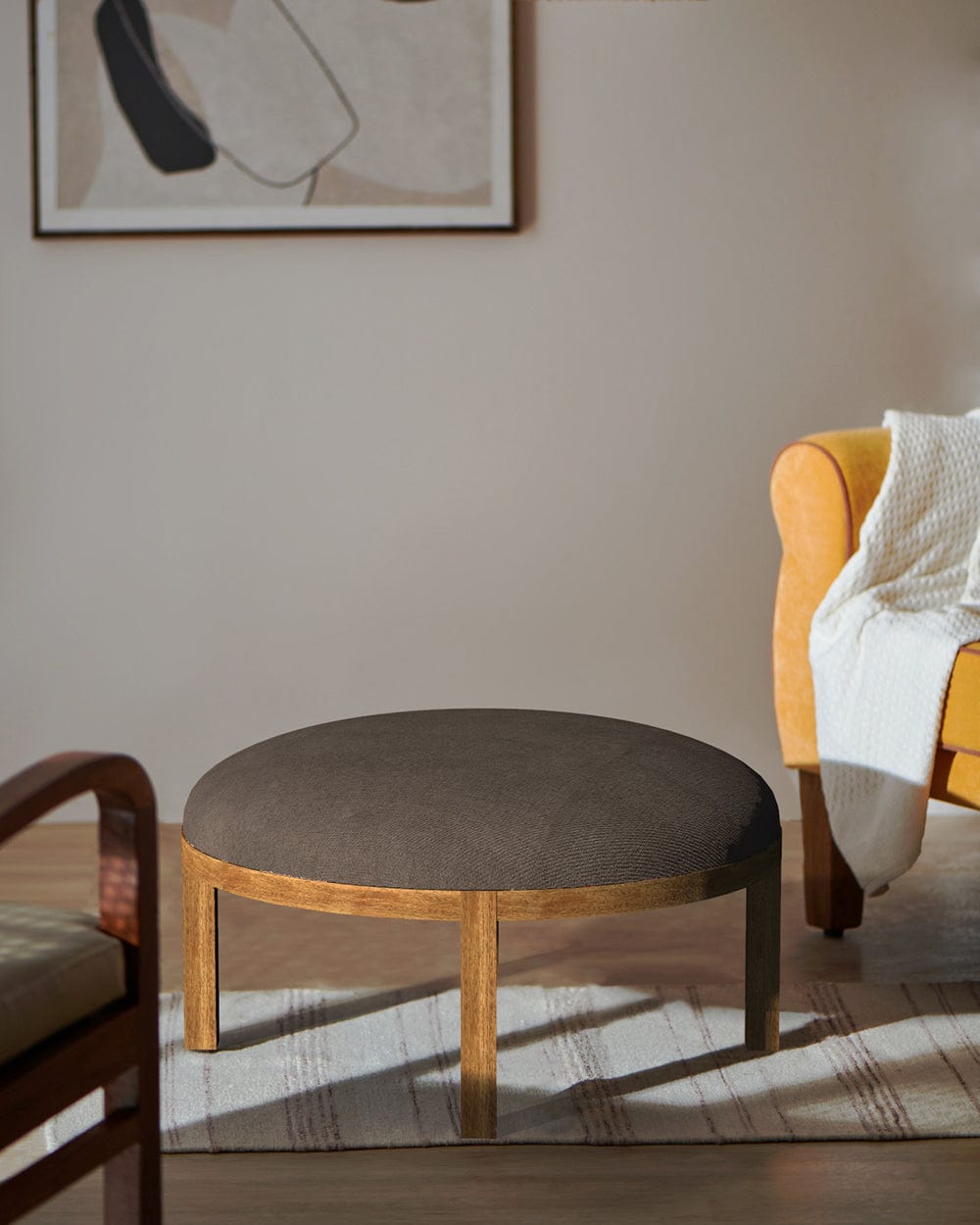 Bohemian Ottoman - Brown Coal
