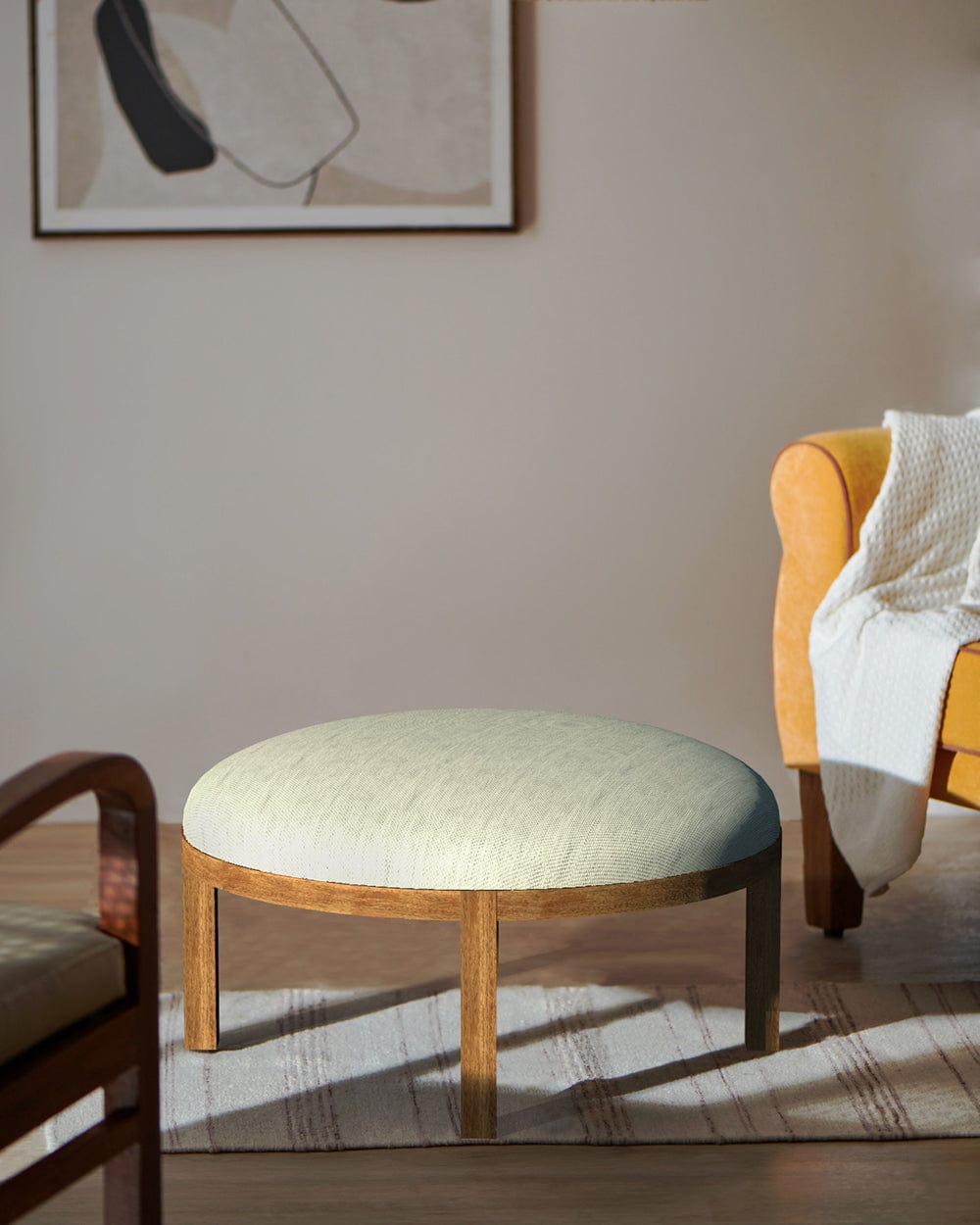 Bohemian Ottoman - Srilanka Ivory