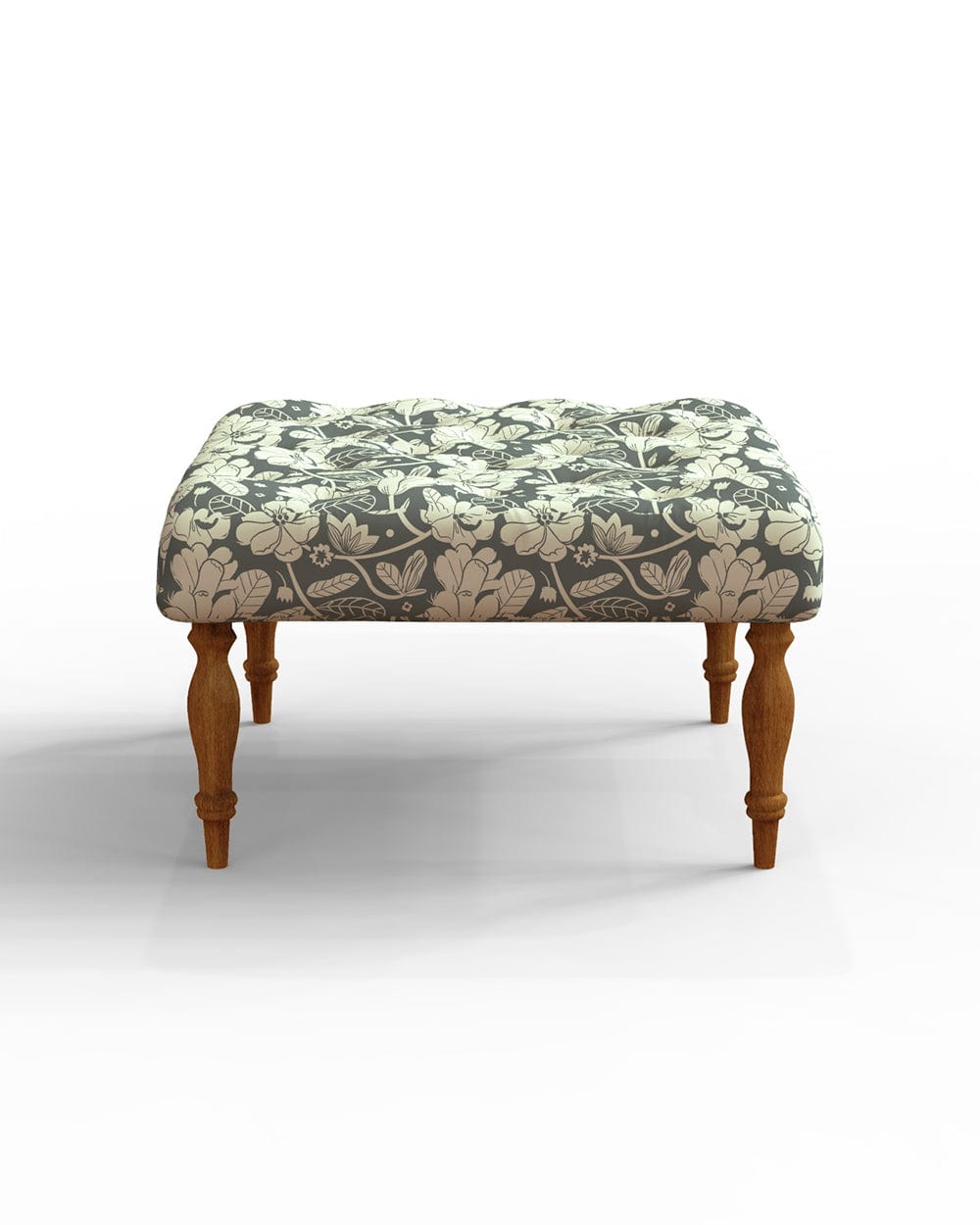 Chumbak English Ottoman - Grey's Garden