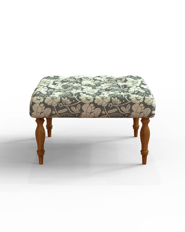 Chumbak English Ottoman - Grey's Garden