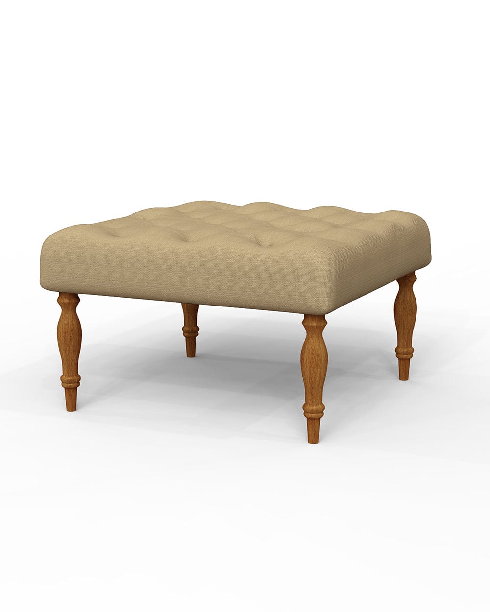 Chumbak English Ottoman - Beach Beige