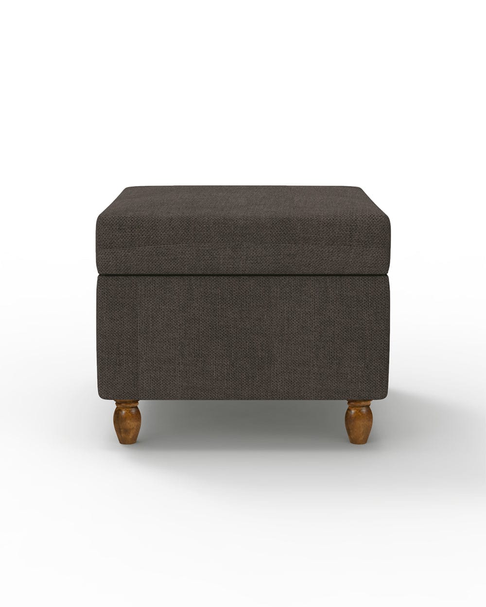 Chumbak Modern Trunk Storage Ottoman - Brown Coal