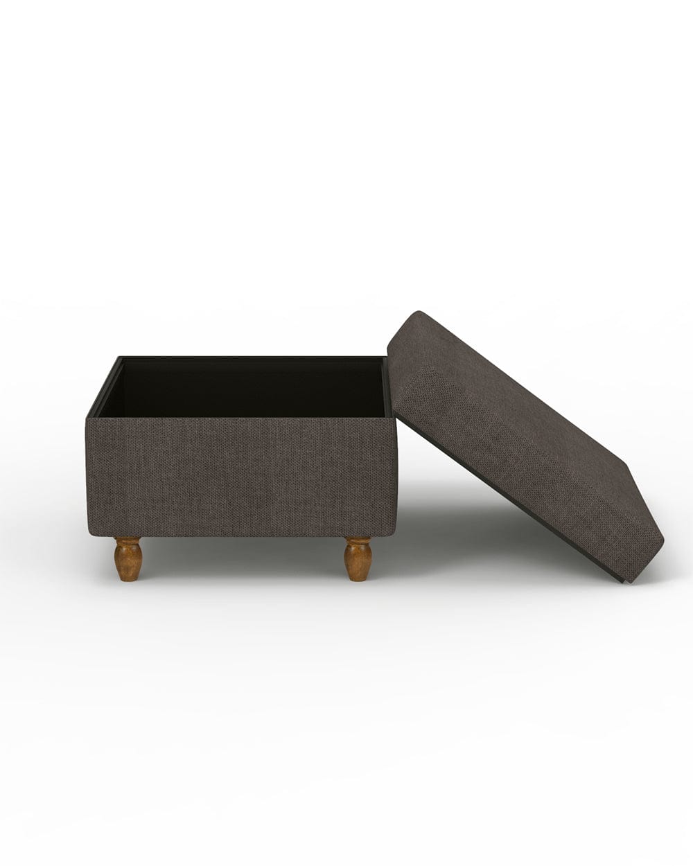 Chumbak Modern Trunk Storage Ottoman - Brown Coal