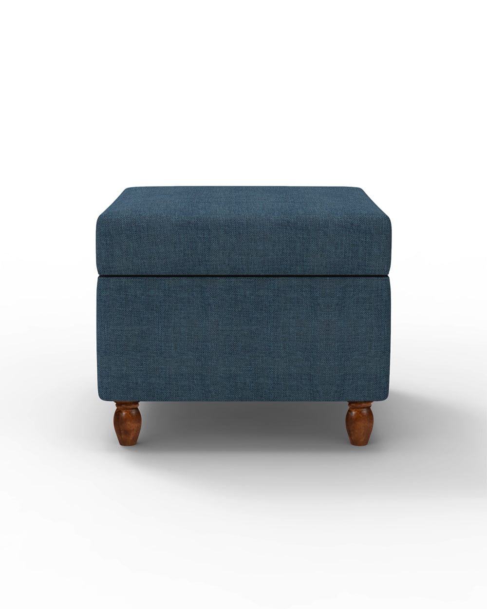 Chumbak Modern Trunk Storage Ottoman - Sailor Blue