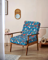 Chumbak Memsaab Arm Chair - India Paisleys Blue