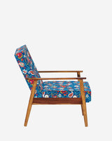 Chumbak Memsaab Arm Chair - India Paisleys Blue