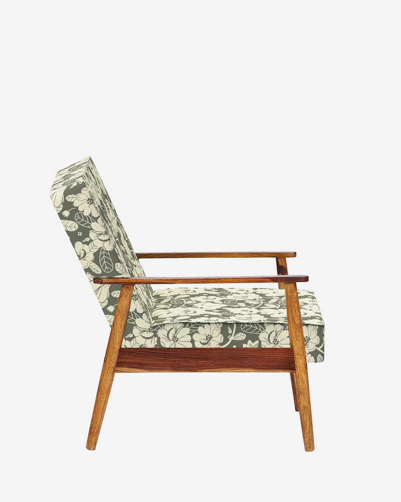 Chumbak Memsaab Arm Chair - Grey's Garden