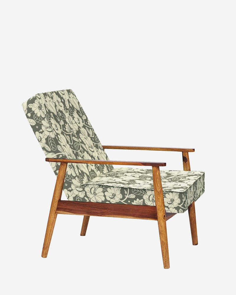 Chumbak Memsaab Arm Chair - Grey's Garden