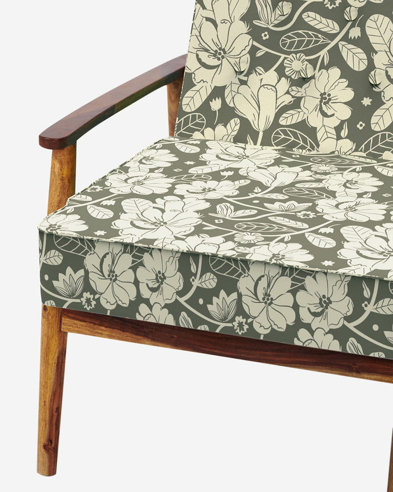 Chumbak Memsaab Arm Chair - Grey's Garden