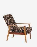 Chumbak Memsaab Arm Chair - Bohemian Paisleys Black