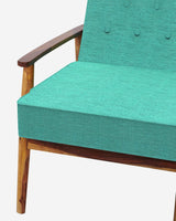 Chumbak Memsaab Arm Chair - Maldivian Teal